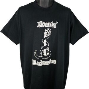 The Moanin Blacksnakes T Shirt Vintage 90s Las Vegas Blues Band 50/50 Made In US
